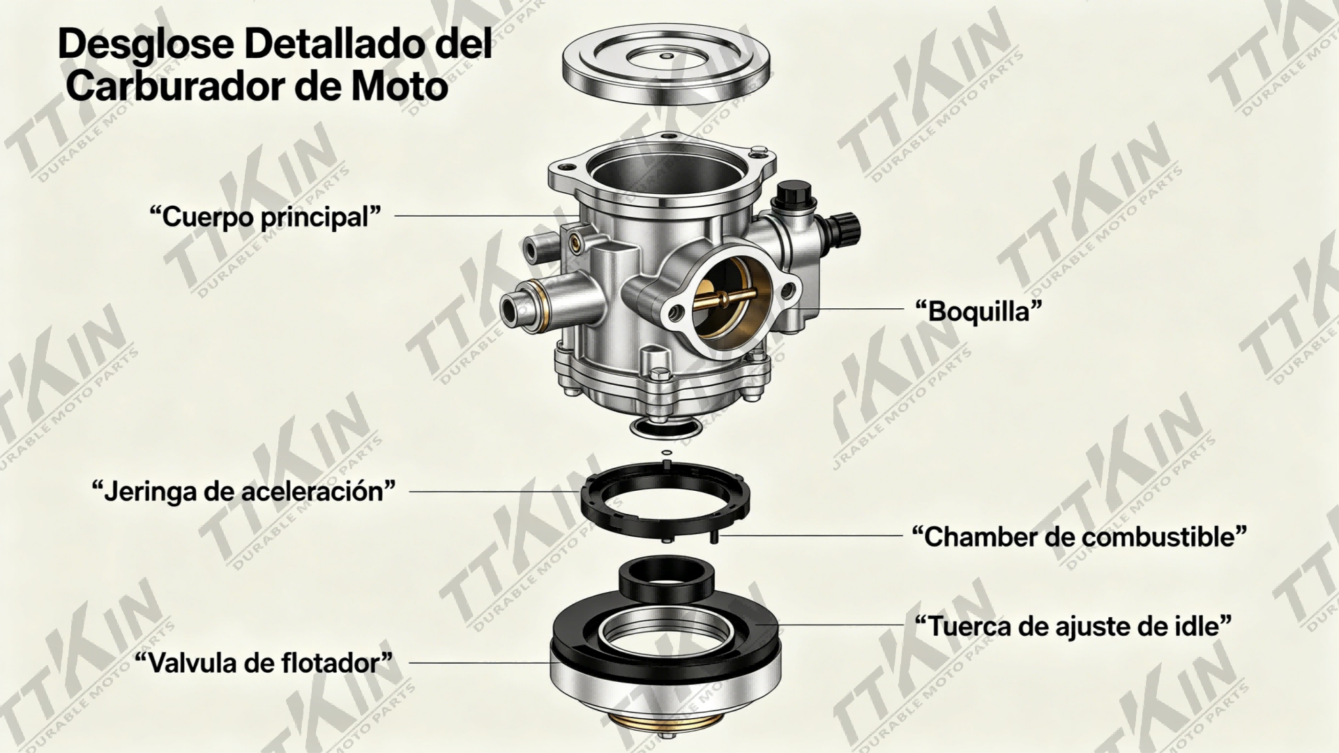 Motorcycle Carburetor Detailed Breakdown: Structure and Function